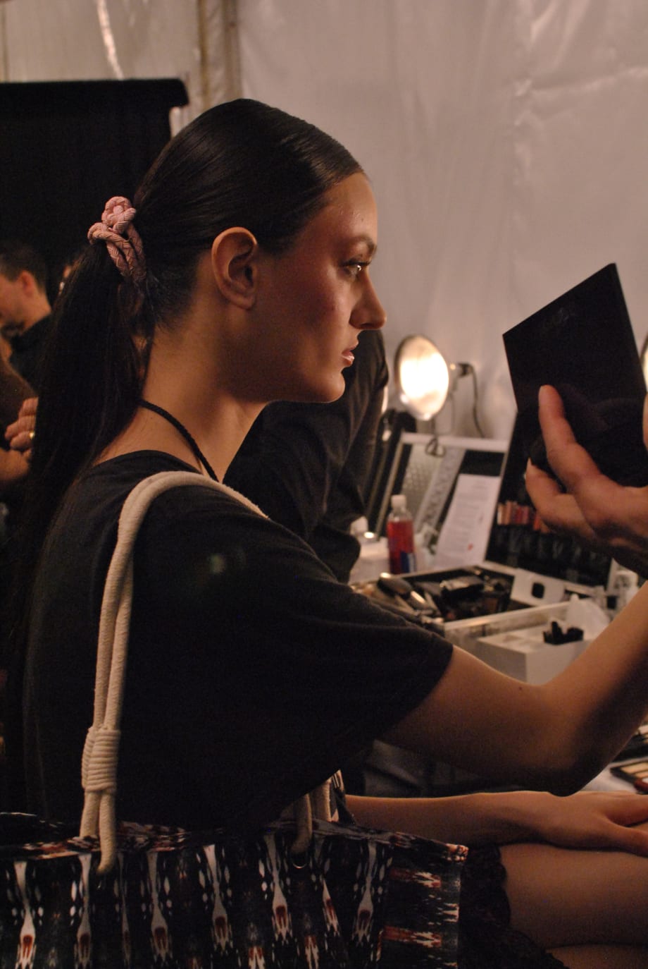 Backstage at NYFW Spring/Summer 2015