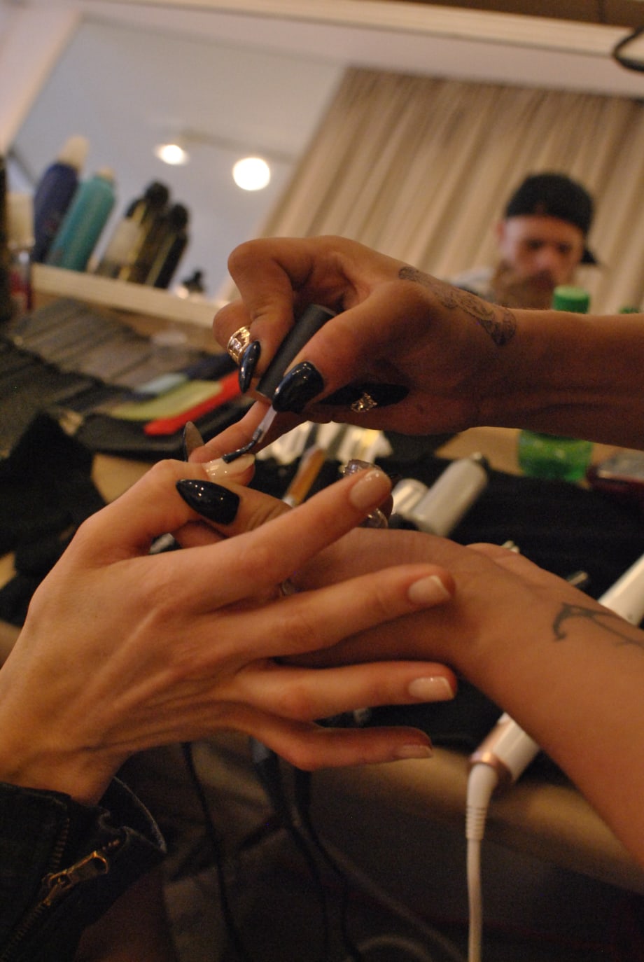 Backstage at NYFW Spring/Summer 2015