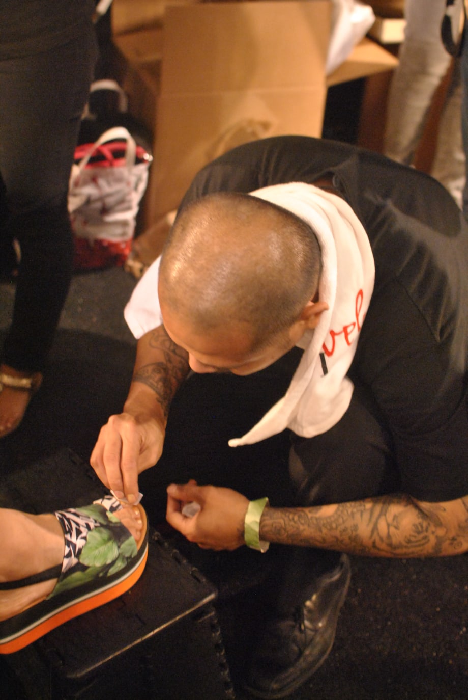 Backstage at NYFW Spring/Summer 2015