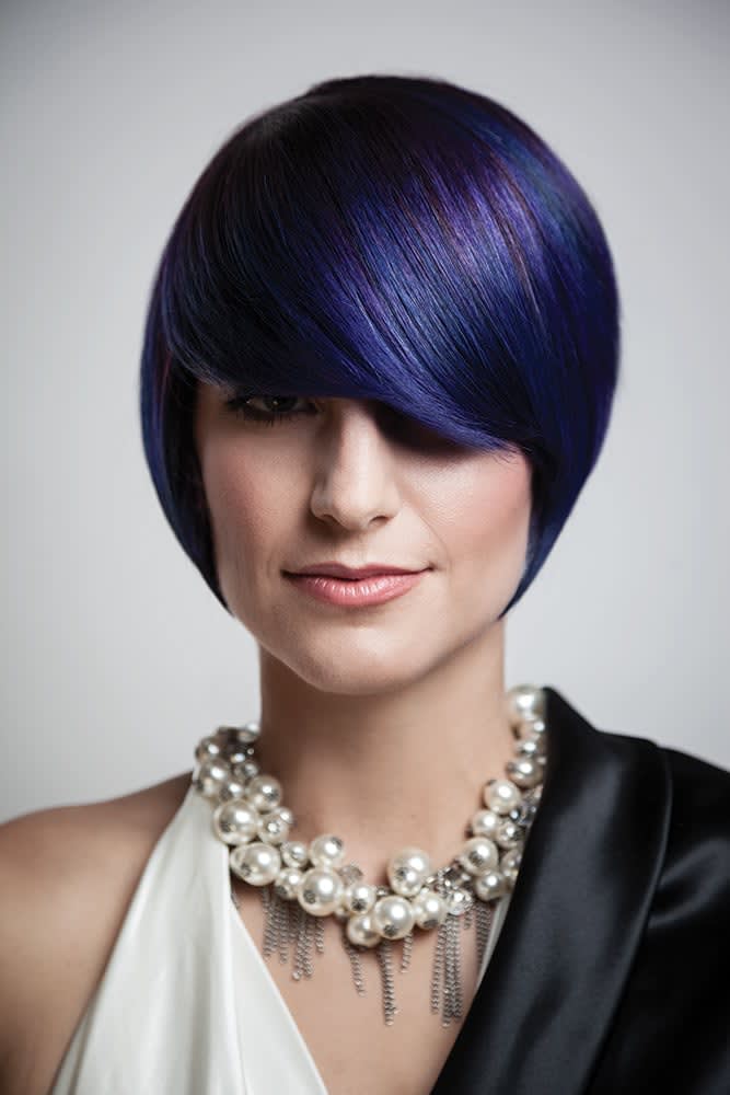 Color Melt, Oil Slick and Pastel Hair Color by CoCre8 Using L'ANZA