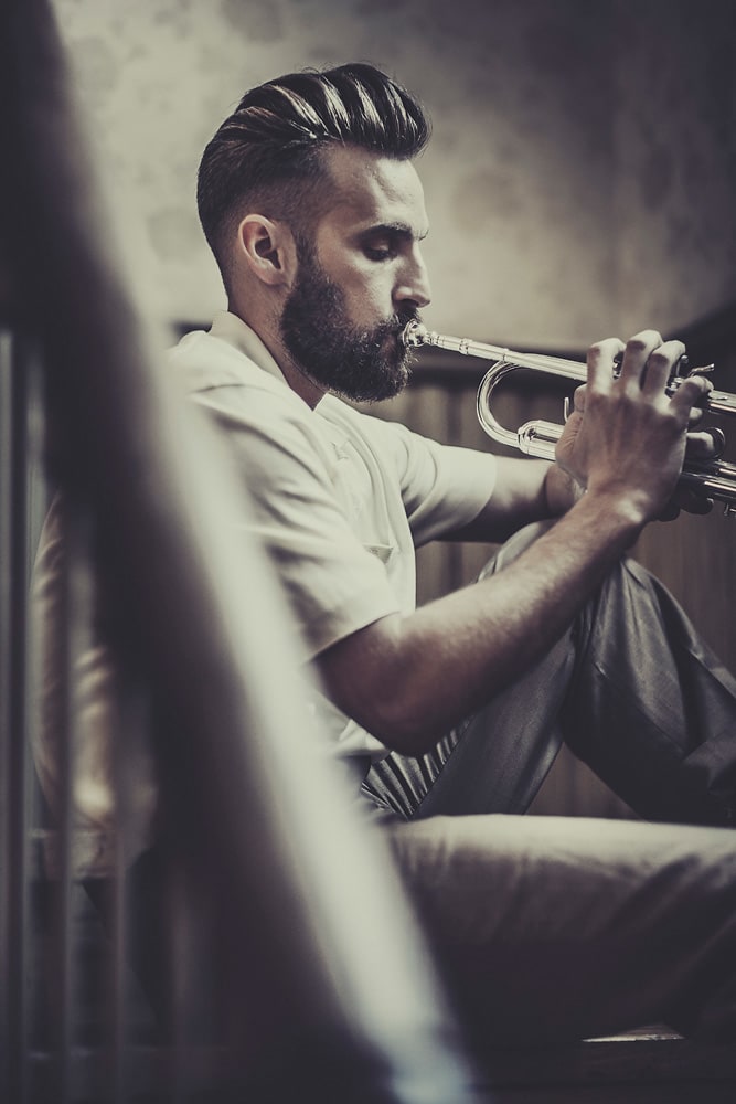Latin Jazz Collection: A Modern Twist on Men's '50s Era Hairstyles