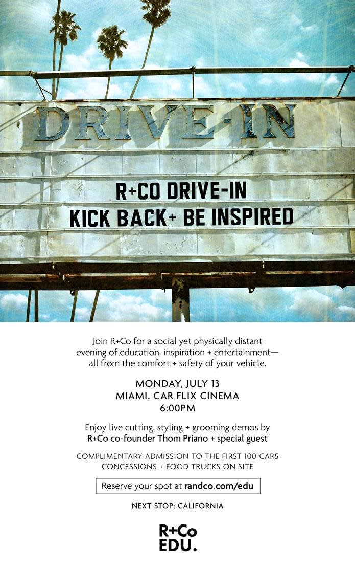 R+Co Launches Drive-In Education, A Series of Live yet Socially-Distanced Events