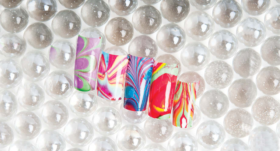 The Magic of Marbleizing Nail Art