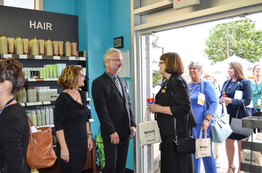 Beautiful Persuasion: Oliver's Hair Salon Hosts Women in Government