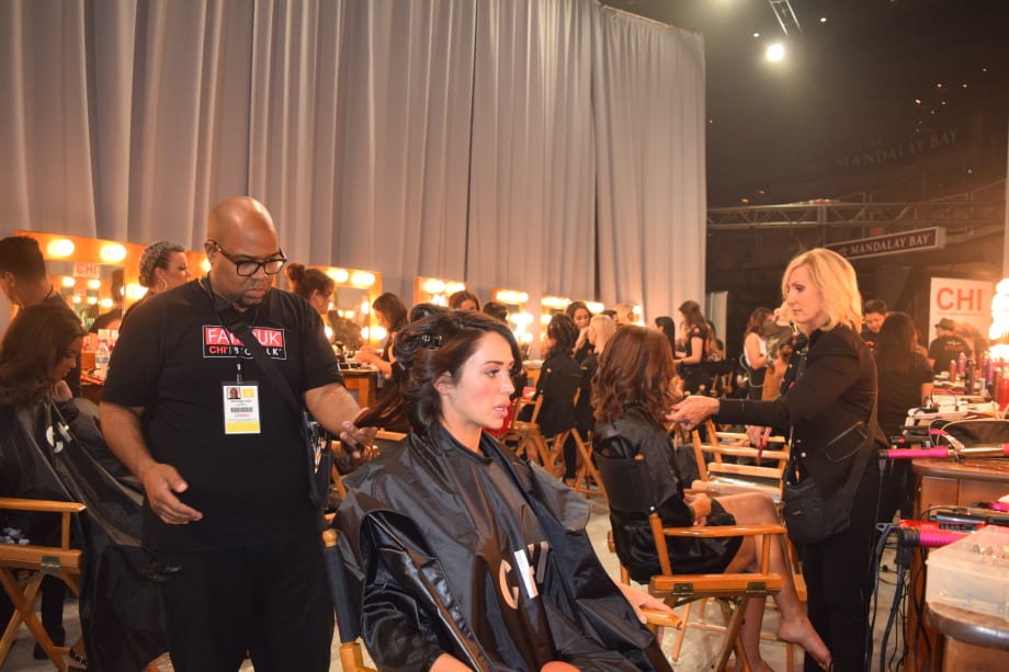 Backstage at Miss USA Preliminaries with CHI