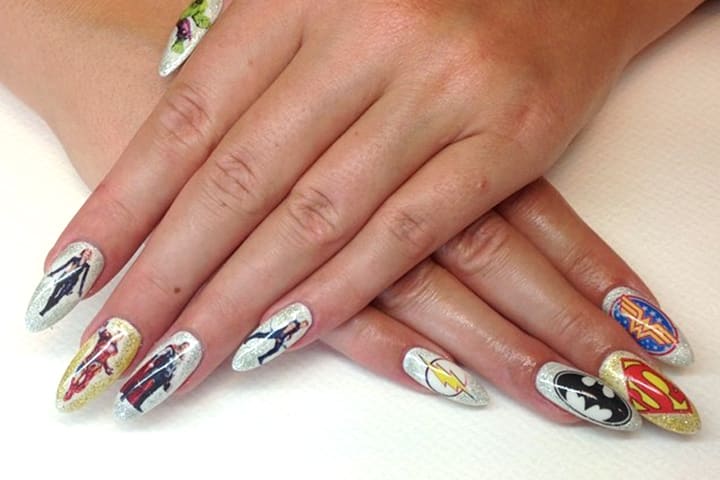 Comic-Con Nails: Comic Book Nail Art for Heroes and Villains