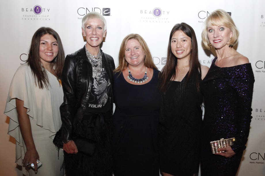 CND and Beauty Changes Lives Honor Tippi Hedren