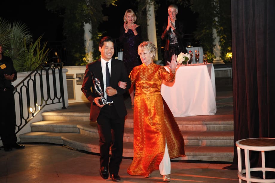 CND and Beauty Changes Lives Honor Tippi Hedren