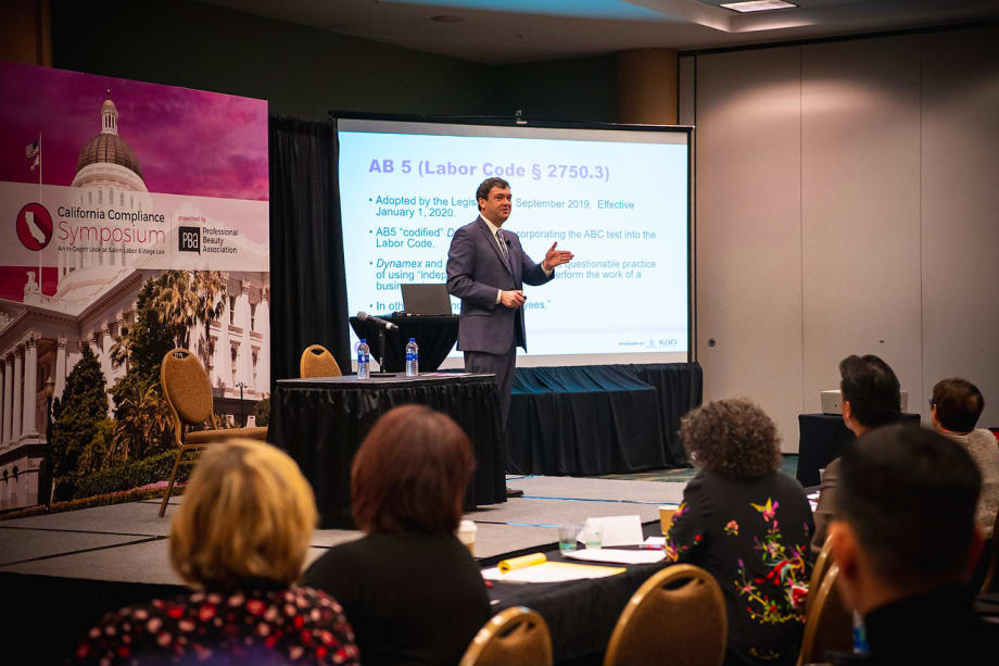 Salon Labor and Wage Laws Focus of PBA Symposium