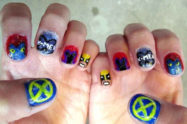 Comic-Con Nails: Comic Book Nail Art for Heroes and Villains