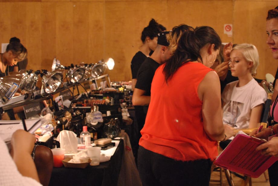 Backstage at NYFW Spring/Summer 2015