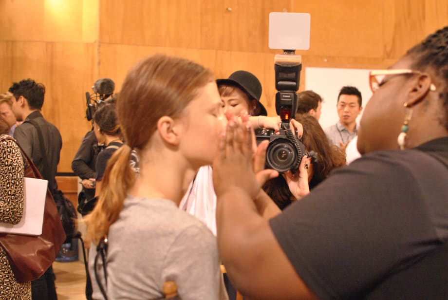Backstage at NYFW Spring/Summer 2015
