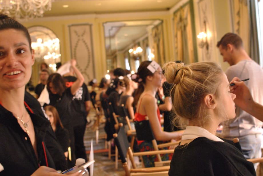 Backstage at NYFW Spring/Summer 2015