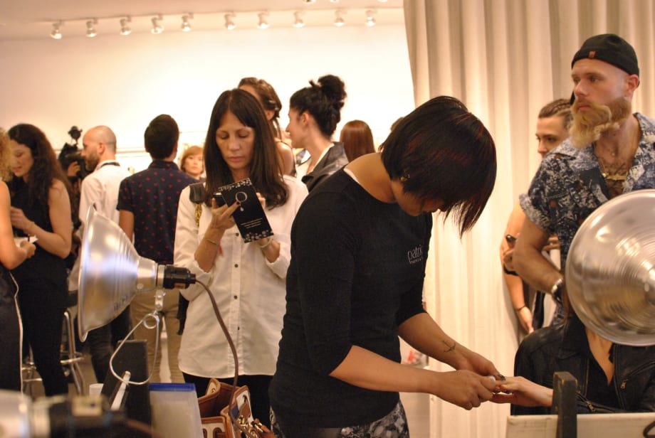 Backstage at NYFW Spring/Summer 2015