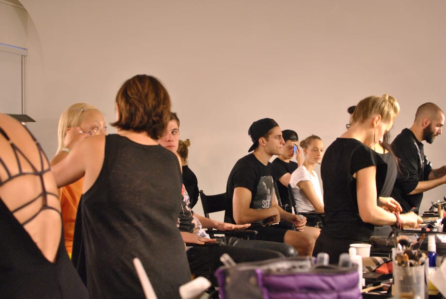 Backstage at NYFW Spring/Summer 2015