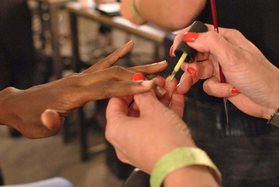 Backstage at NYFW Spring/Summer 2015