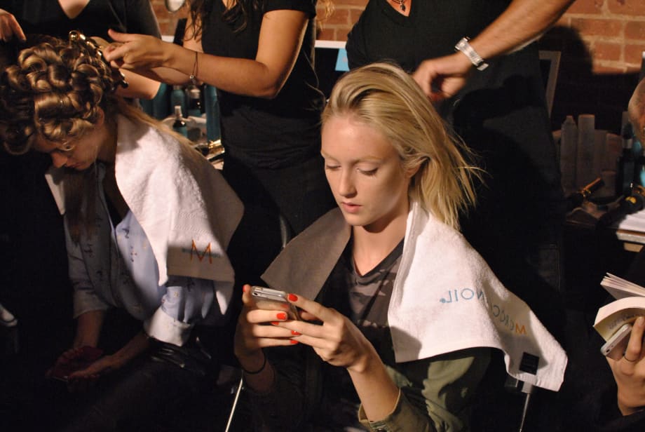 Backstage at NYFW Spring/Summer 2015