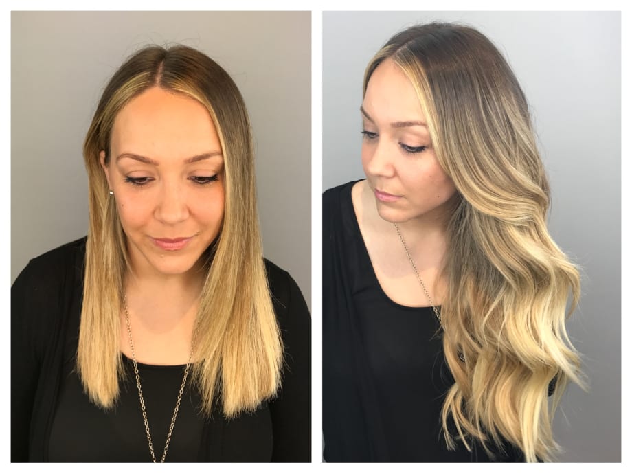 HOW-TO: Before and After Using Hairtalk Tape-In Extensions