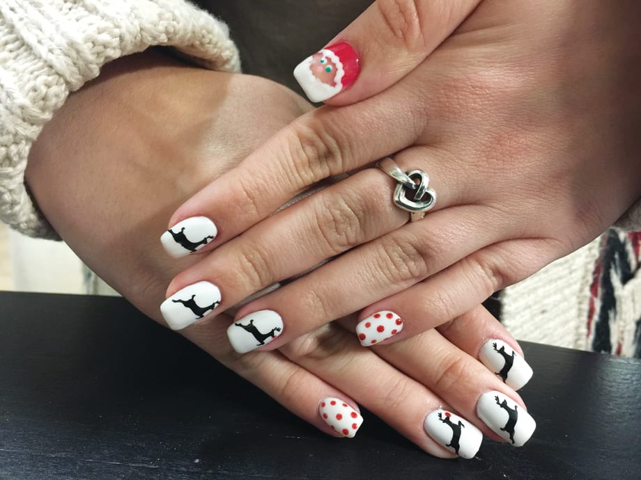 Sweater Weather Nail Art