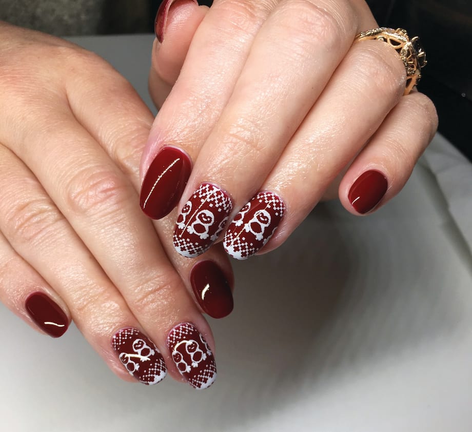 Sweater Weather Nail Art