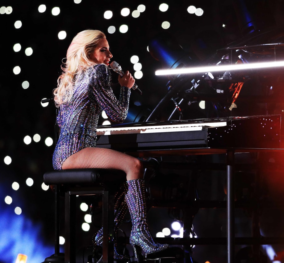 Lady Gaga's Super Bowl Halftime Show Hair Style Change