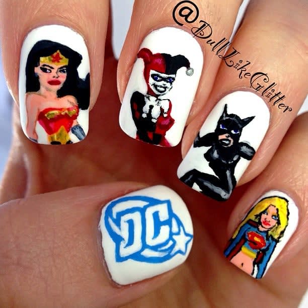 Comic-Con Nails: Comic Book Nail Art for Heroes and Villains