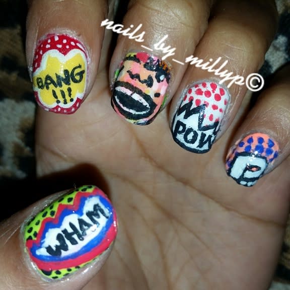 Comic-Con Nails: Comic Book Nail Art for Heroes and Villains