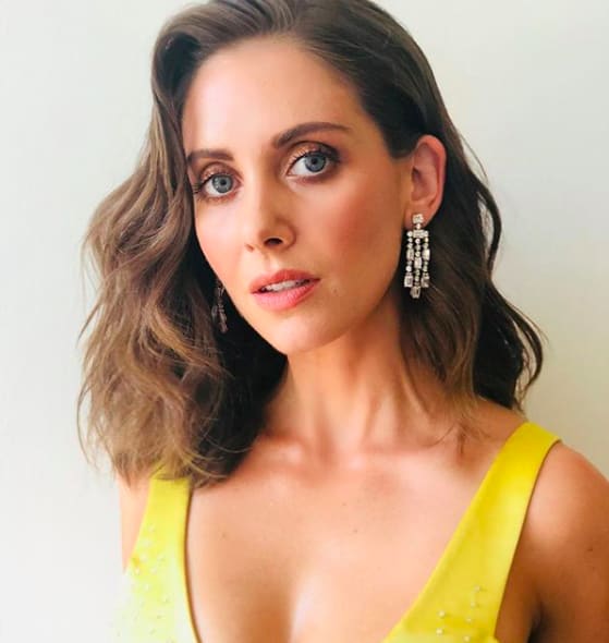 EMMY AWARDS: Alison Brie's Hollywood Waves by Robert Vetica