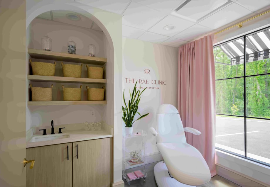 The Rae Clinic treatment space.