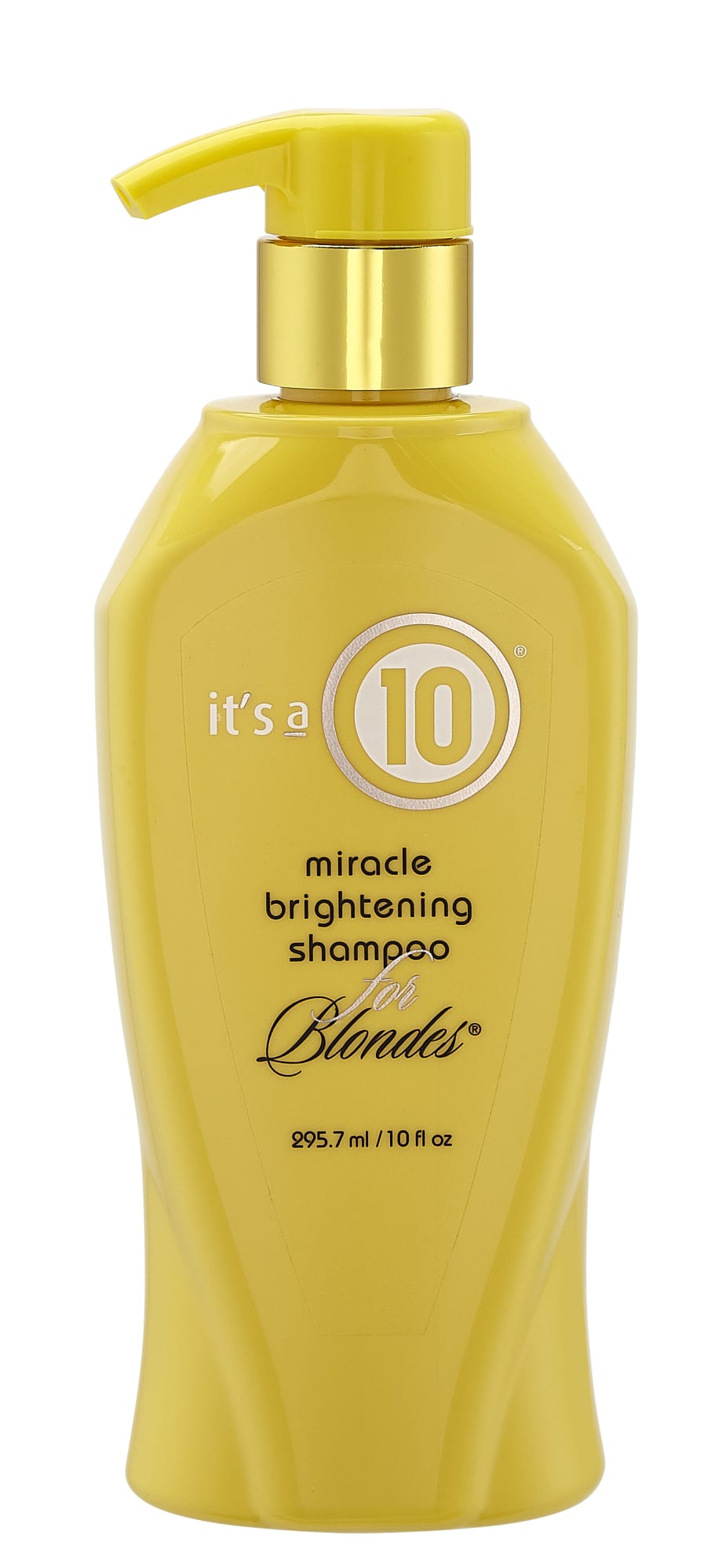 It's a 10 Expands Miracle Blonde Collection with Miracle Brightening Shampoo for Blondes
