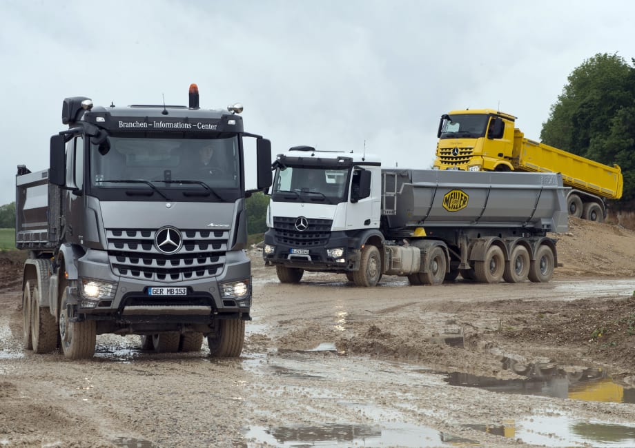 Off-roading with Mercedes Trucks