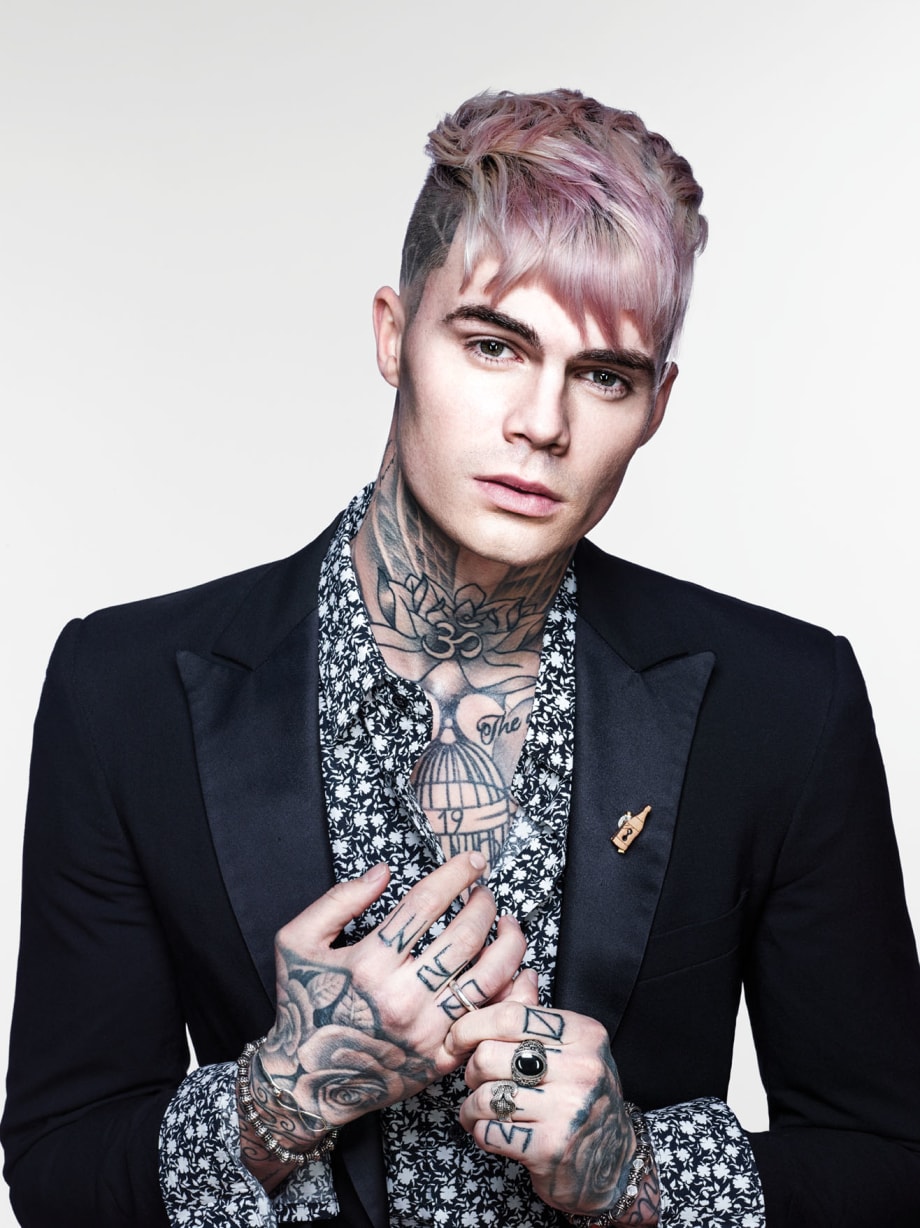HOW-TO: Rockstar Pink Men's Hairstyle