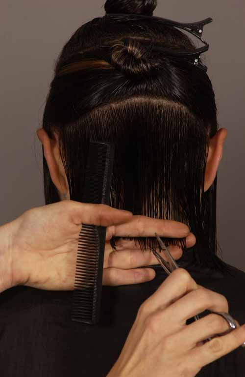 HOW-TO: Cutting a Modern Bob With a Tilted Fringe