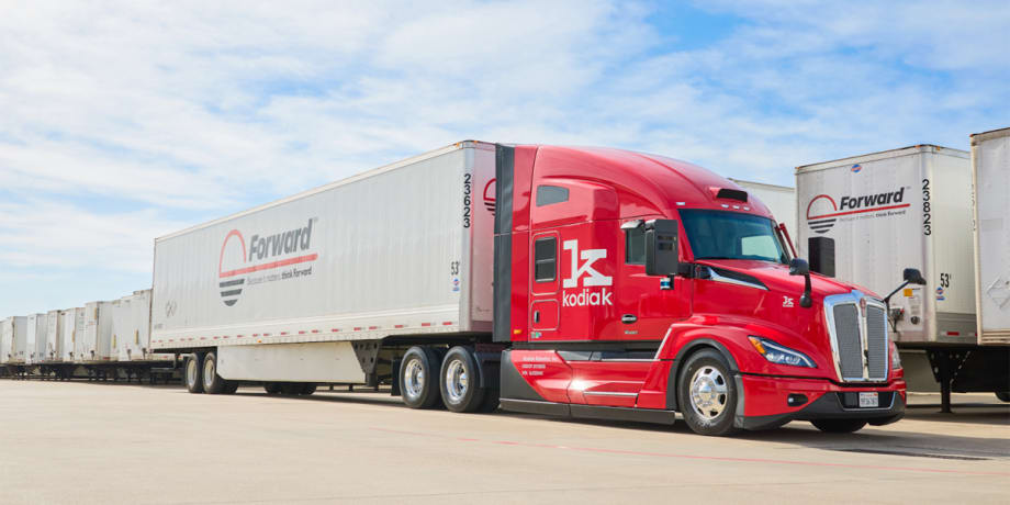 Forward Air Begins Autonomous Trucking Service Between Dallas and Atlanta
