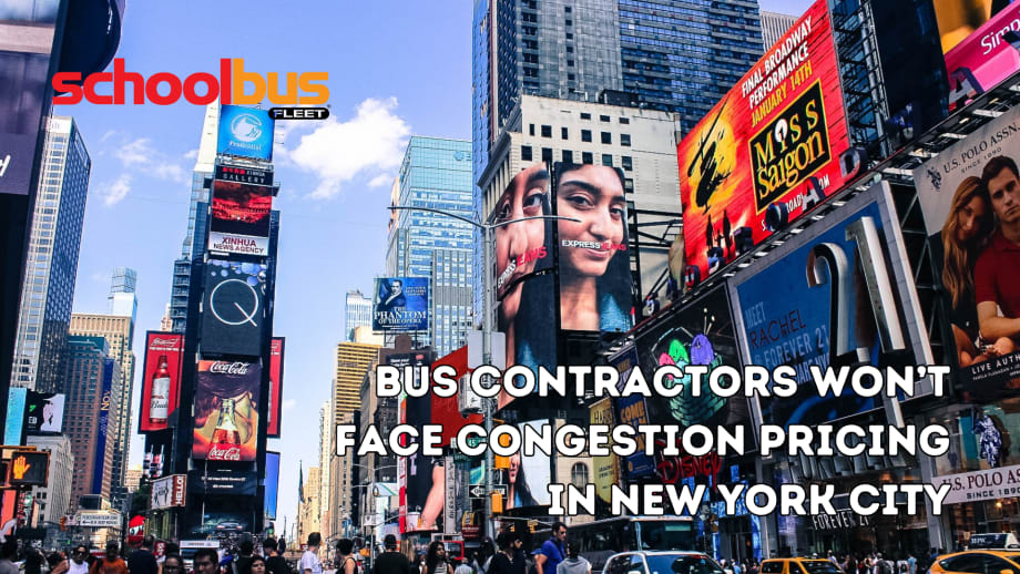Bus Contractors Expect Exemption from New York City Congestion Pricing