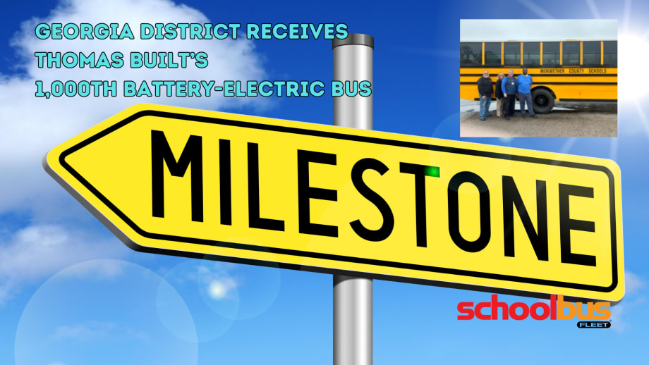 Thomas Built Celebrates 1,000th Electric School Bus Delivery
