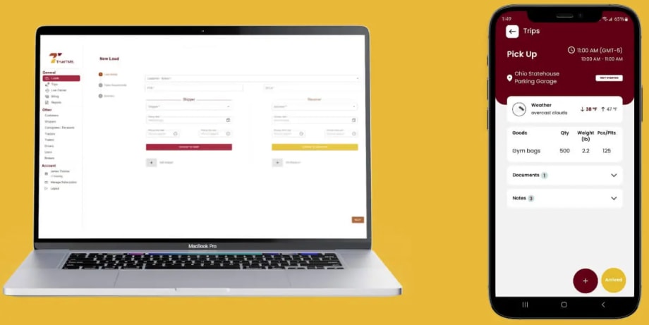 New Transportation Management System for Small Fleets