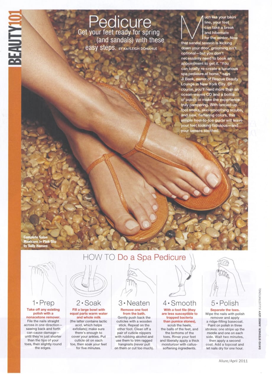 Spa Pedicures at Home