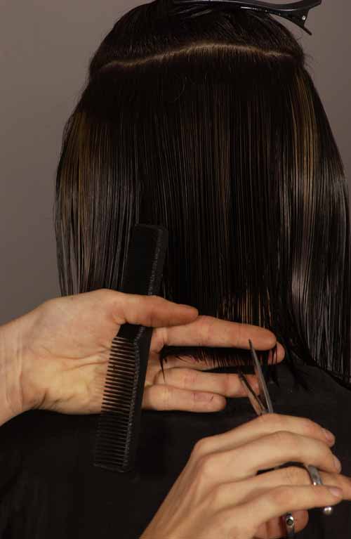 HOW-TO: Cutting a Modern Bob With a Tilted Fringe