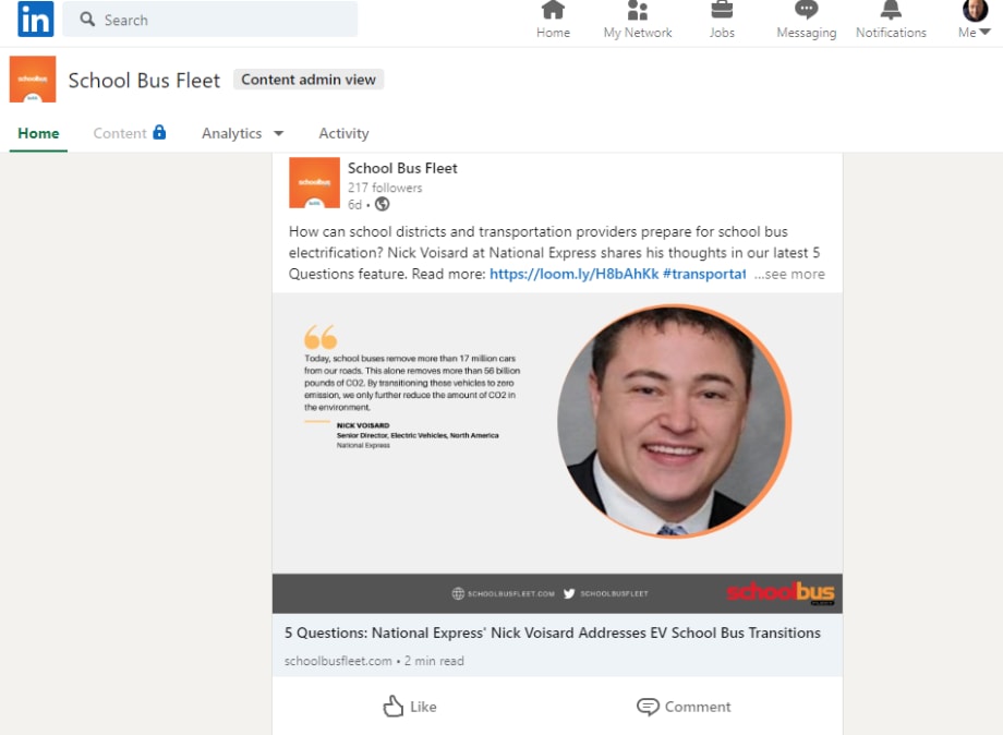Connect with School Bus Fleet