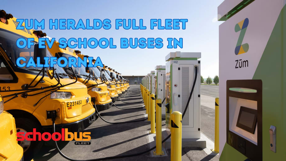 Zum's electric school buses.
