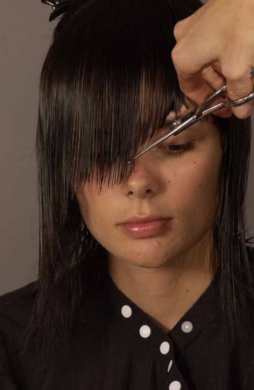 HOW-TO: Cutting a Modern Bob With a Tilted Fringe