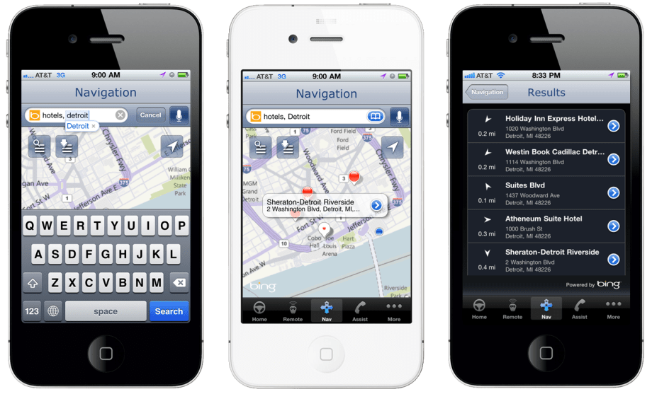 OnStar Adds Navigation Function to RemoteLink Mobile App