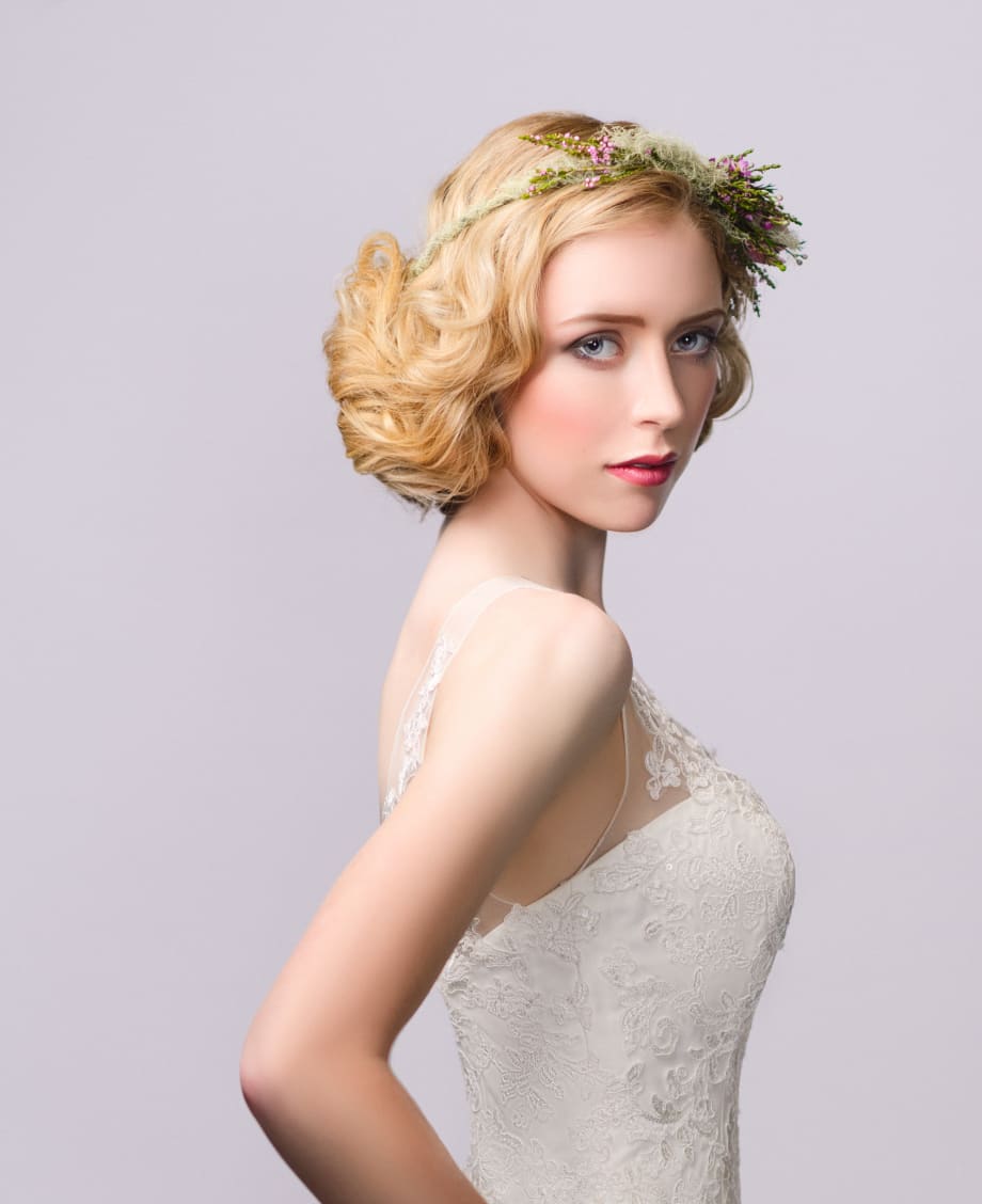 How-To: Gatsby-Inspired Bridal Updo