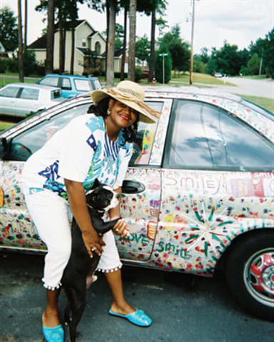 Meet Smiley, the Nail Polish Car