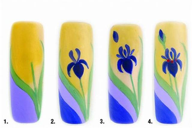 Nail Art Studio: Summer Irises
