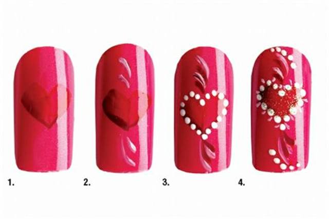 Nail Art Studio: Valentine's Day Pretty in Pink