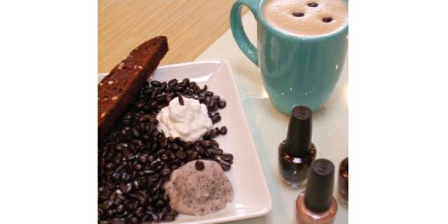 Vanilla Latte Manicure