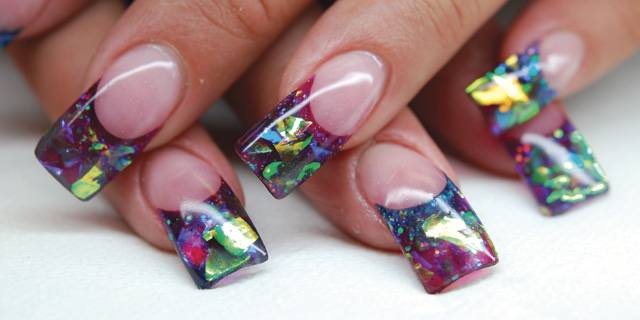 Stained Glass Nails