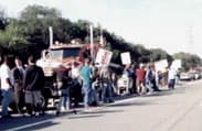 Savannah Port Truckers Turn to Roadside Protests